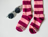 The Striped Socks - Pink & Burgundy