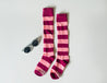 The Striped Socks - Pink & Burgundy