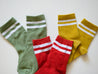 Retro Striped Midi socks - 3 pairs!